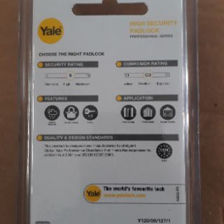 Khóa Yale Y120/50/127/1 (Bạc)