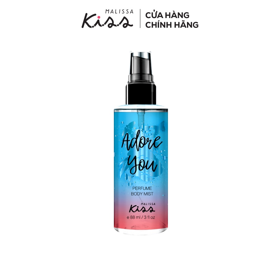 Xịt Thơm Toàn Thân Hương Nước Hoa Malissa Kiss - Hương Adore You 88ml