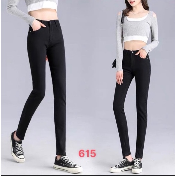 Quần Jean Nữ Lưng Cao 💖FREESHIP💖 Quần Bò Nữ Mẫu Mới Rách Gối Cá Tính Thời trang Chuẩn Hàng Shop Lady Fashion - QJNU6