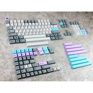 Set Keycap PBT Muted | Nút bàn phím cơ | TKS
