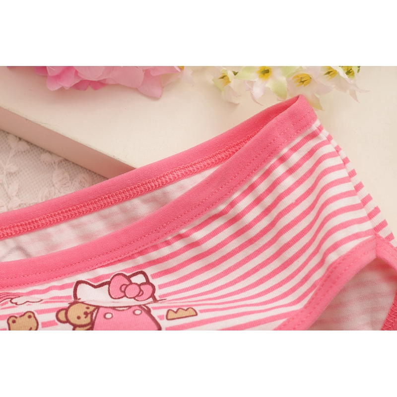 Quần lót cotton họa tiết hoạt hình cho bé gái