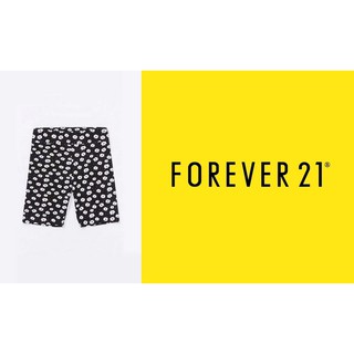 Quần biker short F21 daisy hoa cúc