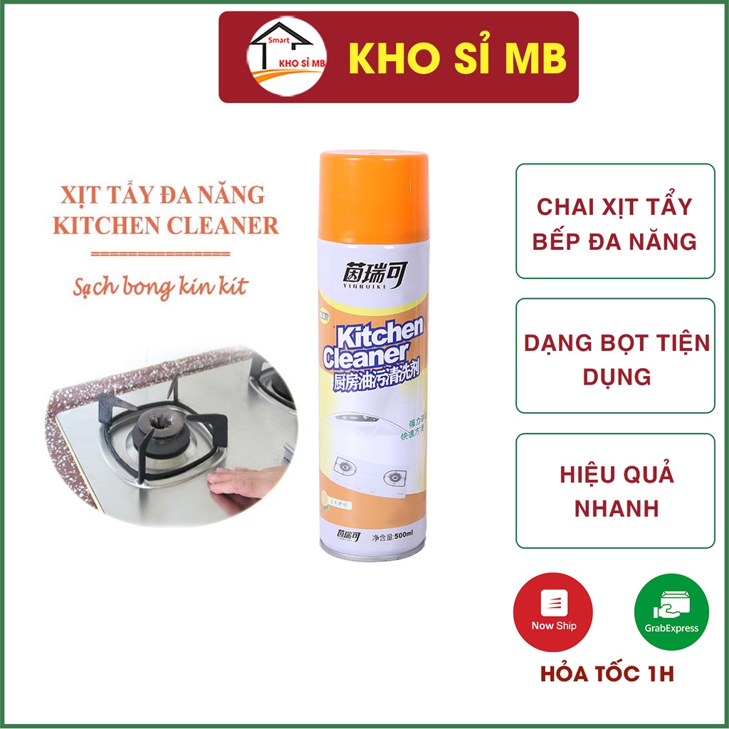 chai xịt tẩy rửa nhà bếp kitchen cleaner -đánh bay mọi vết dầu mỡ khó chịu - bình xịt đa năng KHO SỈ MB