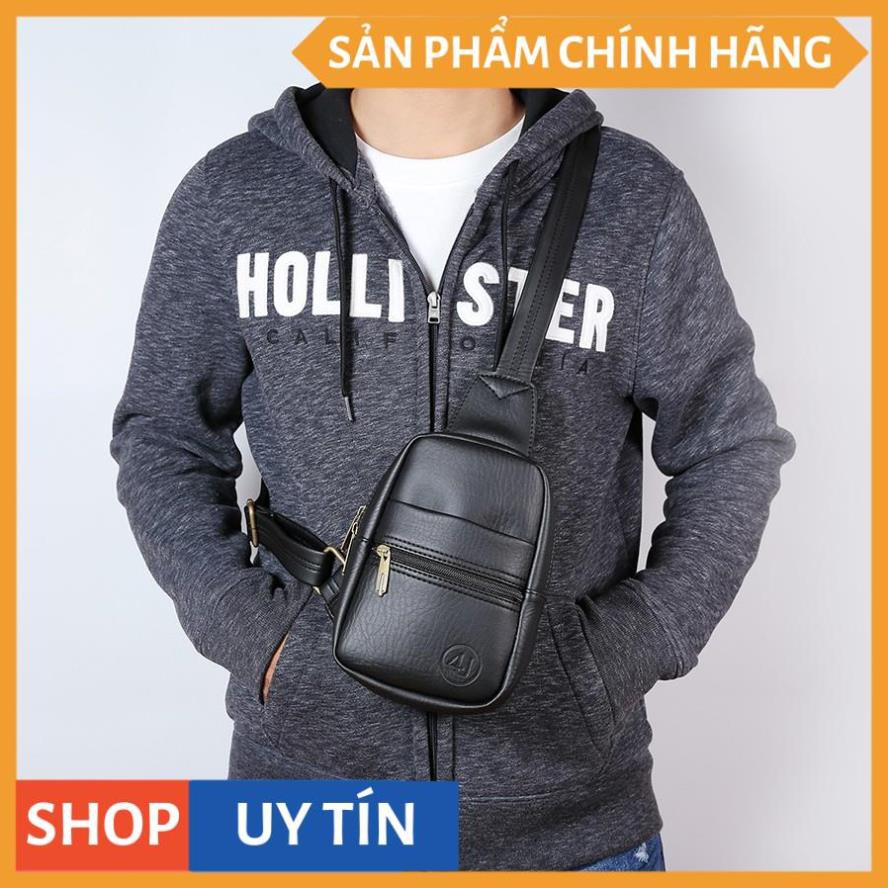 Túi Nam Đeo Chéo Trước Ngực 4U Da Tổng Hợp Nhỏ Gọn BA415 | BigBuy360 - bigbuy360.vn