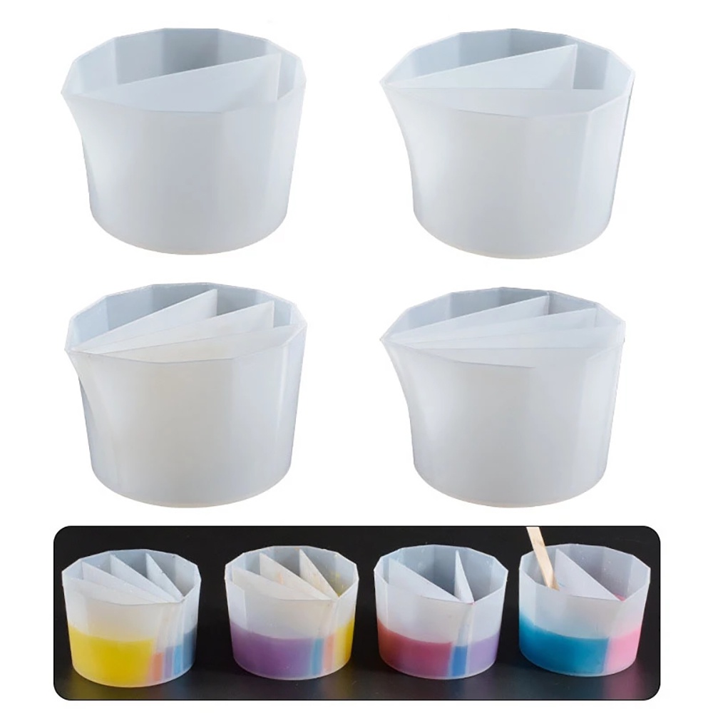 Cốc Đong Bằng Silicone Dễ Vệ Sinh Tái Sử Dụng