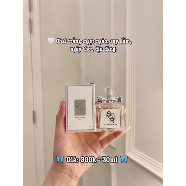 Tinh dầu Nước hoa tem Trắng Sugary Perfume