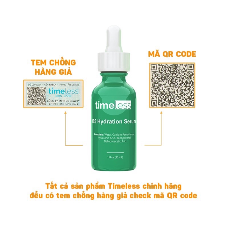 Serum phục hồi da Timeless B5 (30ml) Mẫu Mới