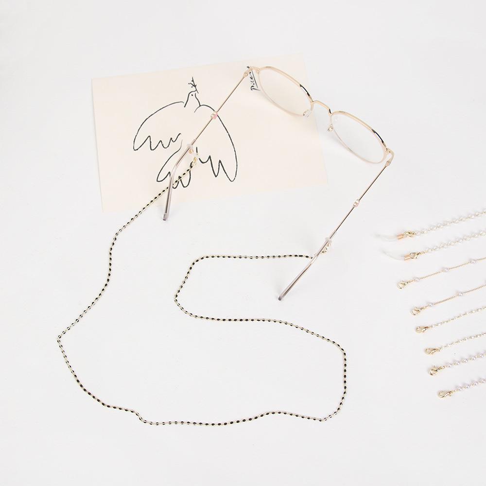 Dây Giữ Kính Đọc Sách Chống Thất Lạc Dạng Chuỗi Hạt Acrylic Cho Nam &amp; Nữ