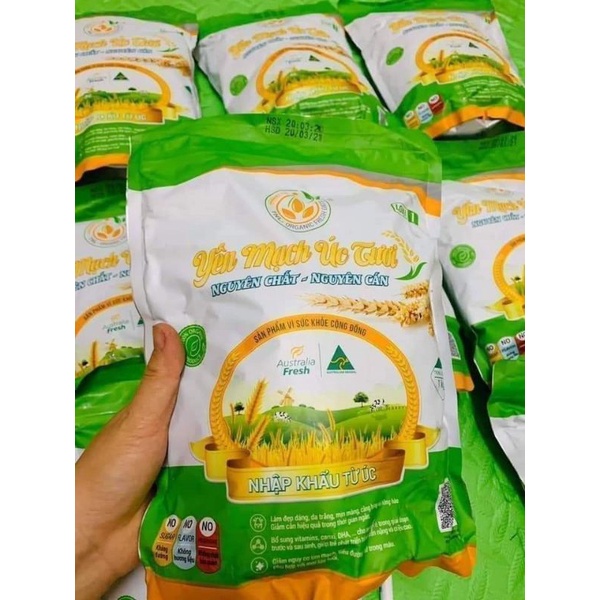 1kg yến mạch úc tươi giảm cân, đẹp da