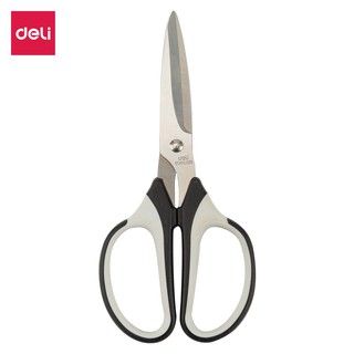 Kéo 190mm Deli, 2 màu, lưỡi thép không gỉ- E6001