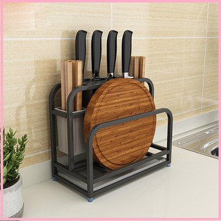 RE0580 Kệ dao thớt thép không rỉ 30x16x36cm  - Kệ để dao thớt