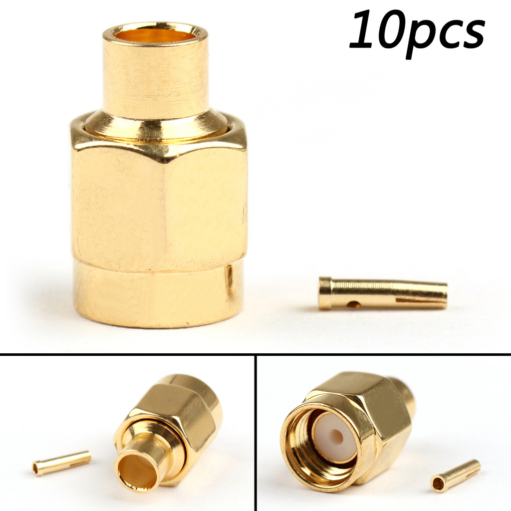 Set 10 Đầu Nối Rp-Sma Rg402 0.141 "Rf Chuyên Dụng