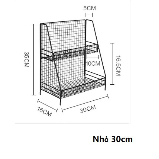 Kệ sắt lưới để bàn