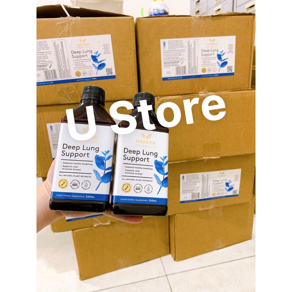 Siro Hỗ Trợ Hô hấp Harker Herbals Deep Lung Support