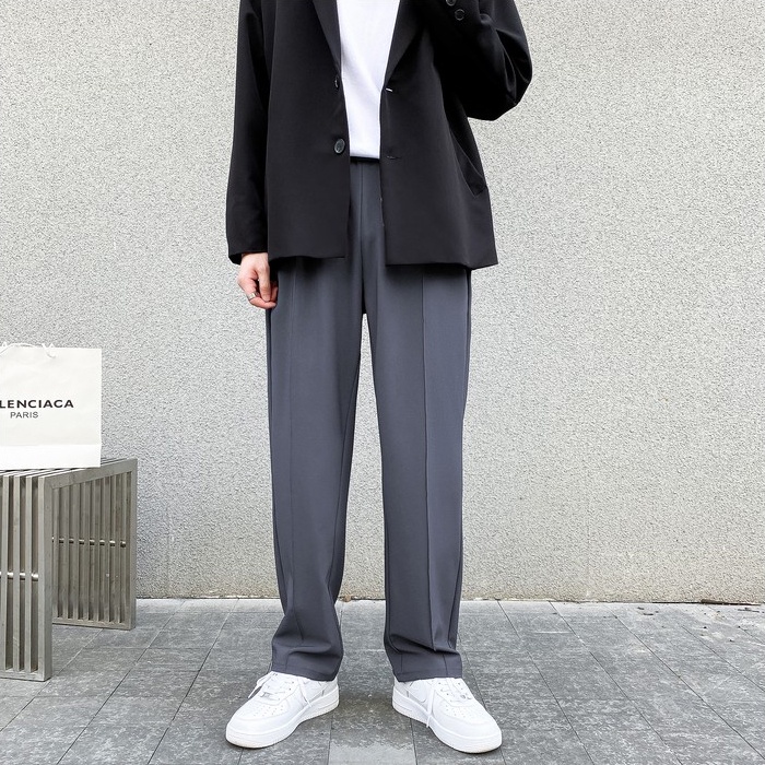 Quần Âu Nam Phối Gân Rút Dây Trơn Màu Thời Trang MixxMen QUAN NAM 116V3