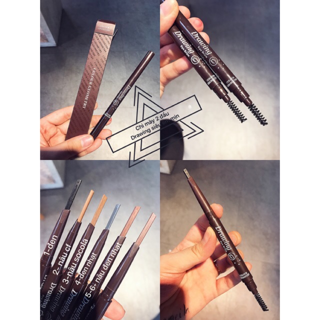 Chì Kẻ Mày 2 Đầu Geometry Nội Địa Siêu Tiện Lợi Sỉ Lố 7k5 | BigBuy360 - bigbuy360.vn