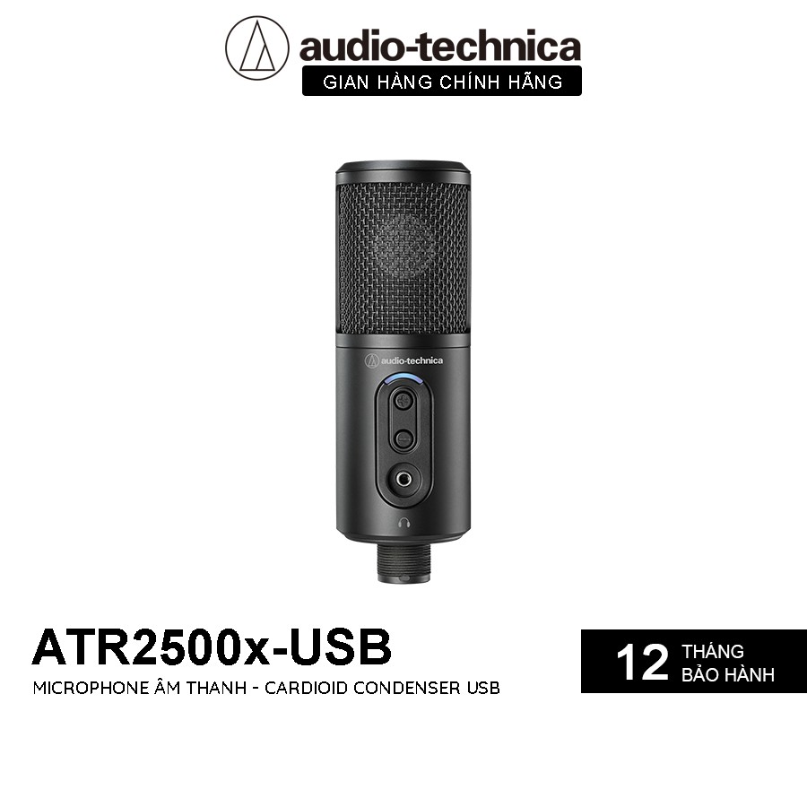 [Mã ELHACE giảm 4% đơn 300K] Microphone Audio-technica ATH-ATR2500x-USB - Hàng Chính Hãng