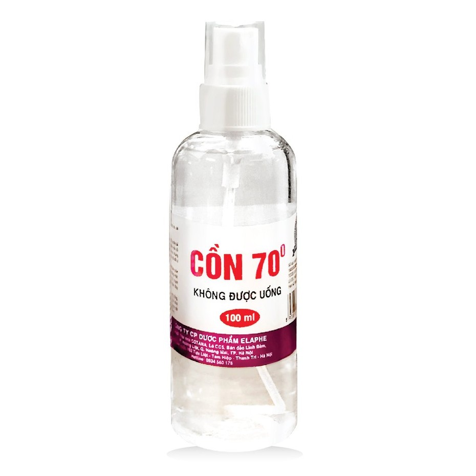 [Hỏa tốc HCM] Cồn 70/90 độ (500ml/1000ml) - Sát Khuẩn, Sát trùng vết thương