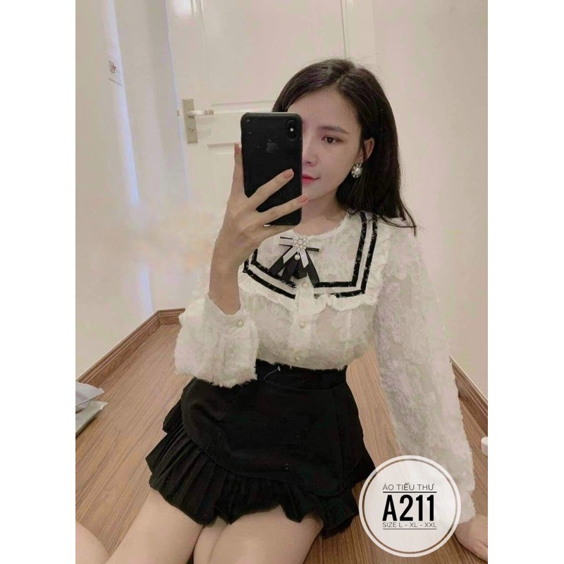 Bigsize Áo tiểu thư A211