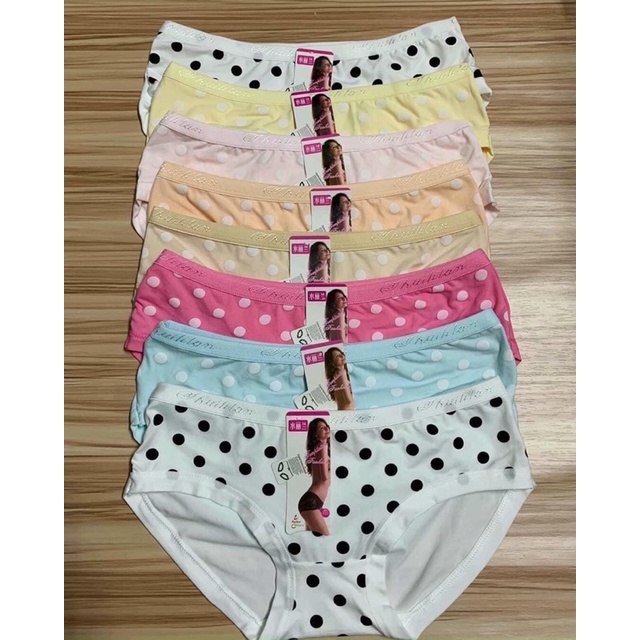 Set 05 Quần lót ,quần chíp cotton chấm bi