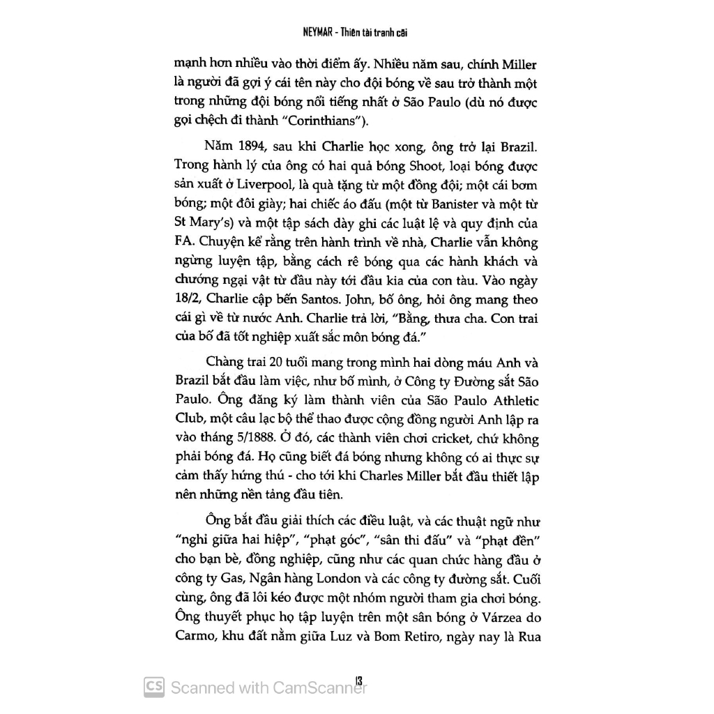 Sách - Neymar Thiên Tài Tranh Cãi