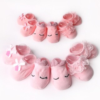 Sét Tất 3 đôi cotton cao cấp cho bé sơ sinh (0-2 tuổi)