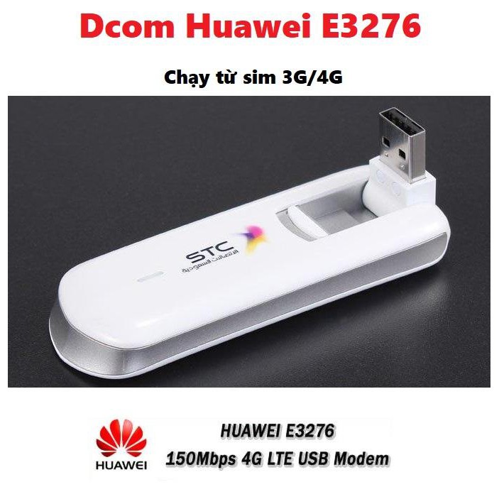 Dcom 3G 4G Chính Hãng Huawei E3276 Đa Mạng Tốc Độ Cao,chạy tất cả các mạng Sản Phẩm được Lựa chón Nhiều Nhất