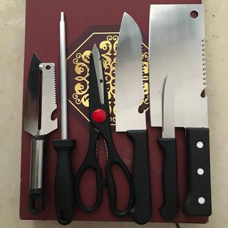 [SIÊU BÉN] BỘ DAO THÉP 6 MÓN MADE IN THÁI LAN