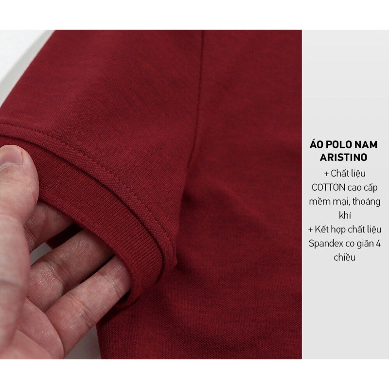 Áo Polo Aristino APS008s1 Slim 4 Màu có M/L/XL/XXL
