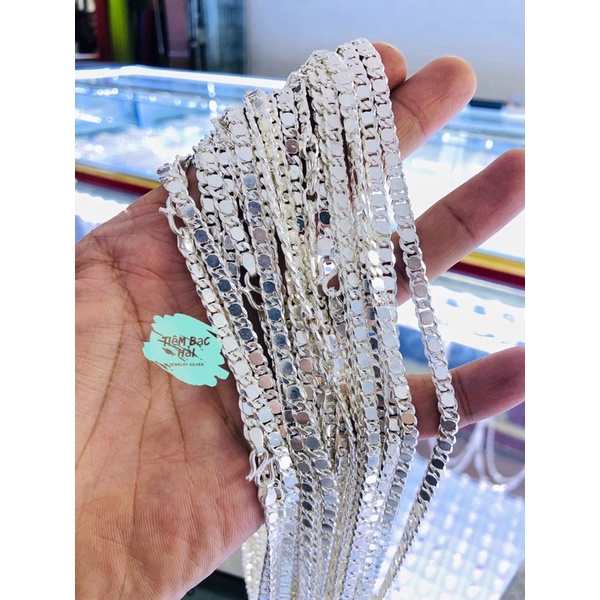 DÂY BẠC 925 3-6CHỈ KIỂU DÁNG TÊN LÀ DÂY MÈ NHÉ