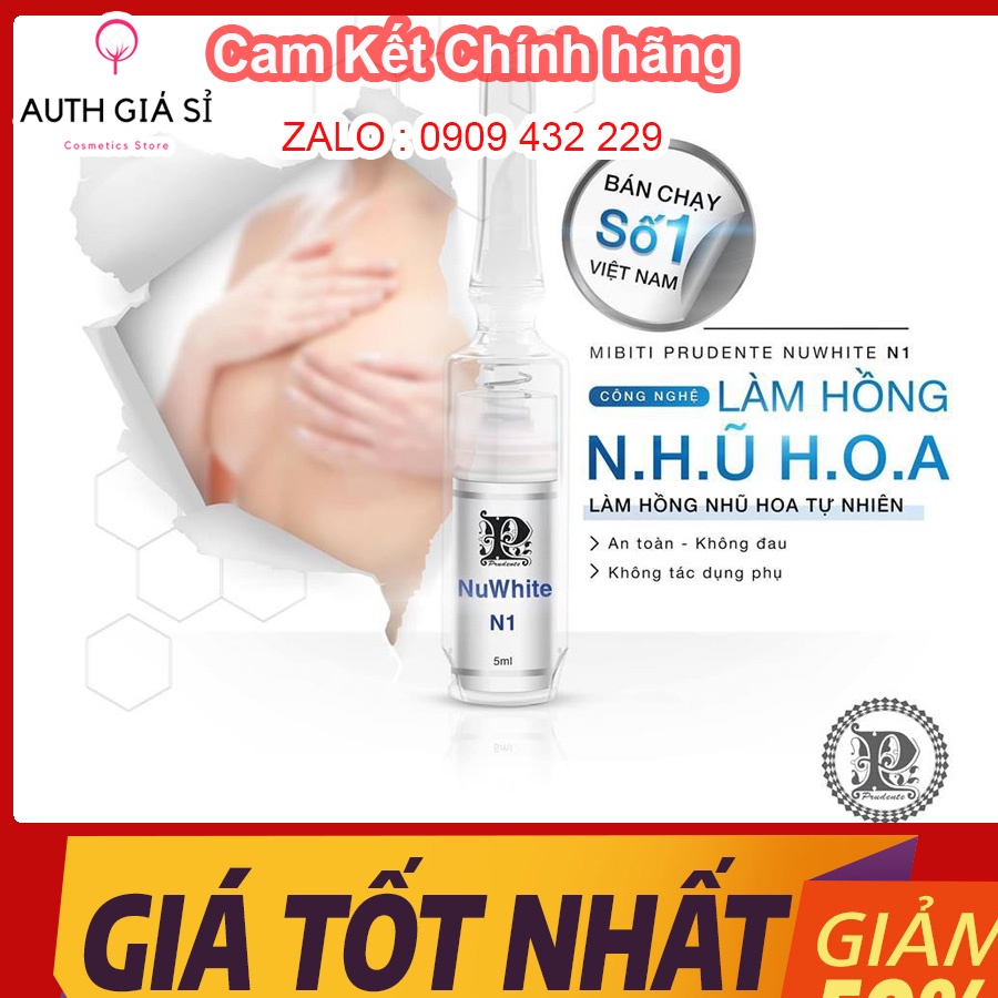 Kem Làm Hồng Nhũ Hoa Nuwhite N1 Mibiti Prudente Professional 5ml