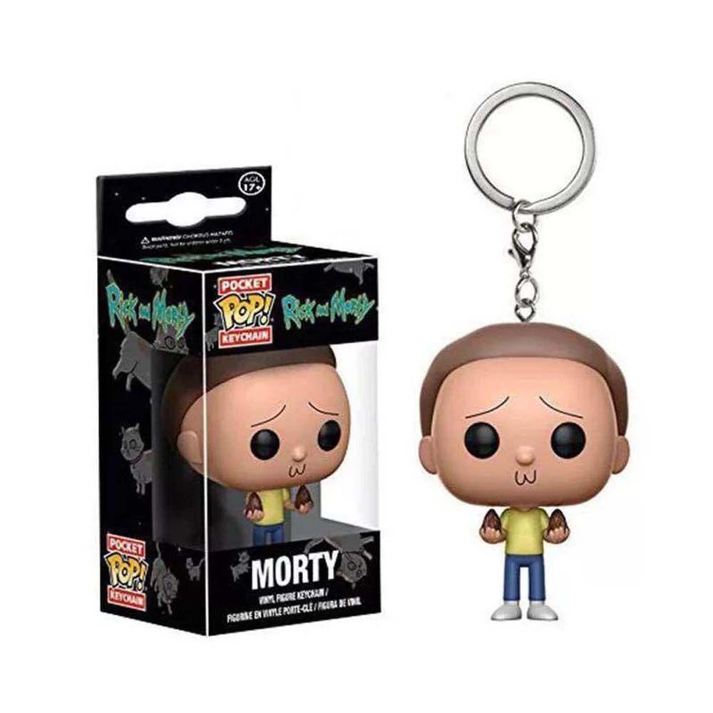 LANFY Móc Khóa Hình Nhân Vật Rick Và Morty Dễ Thương 5cm