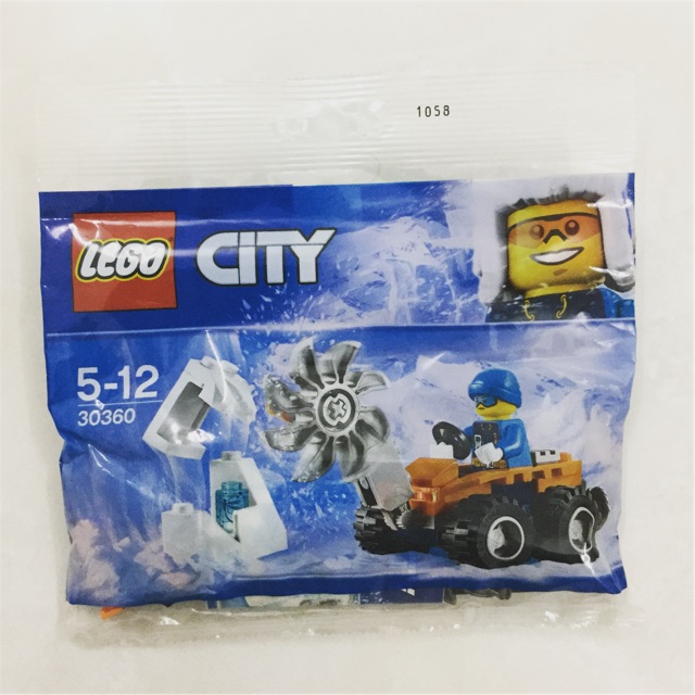 Lego City 30360 - Arctic Ice Saw polybag - Bộ xếp hình Lego Xe phá băng mini