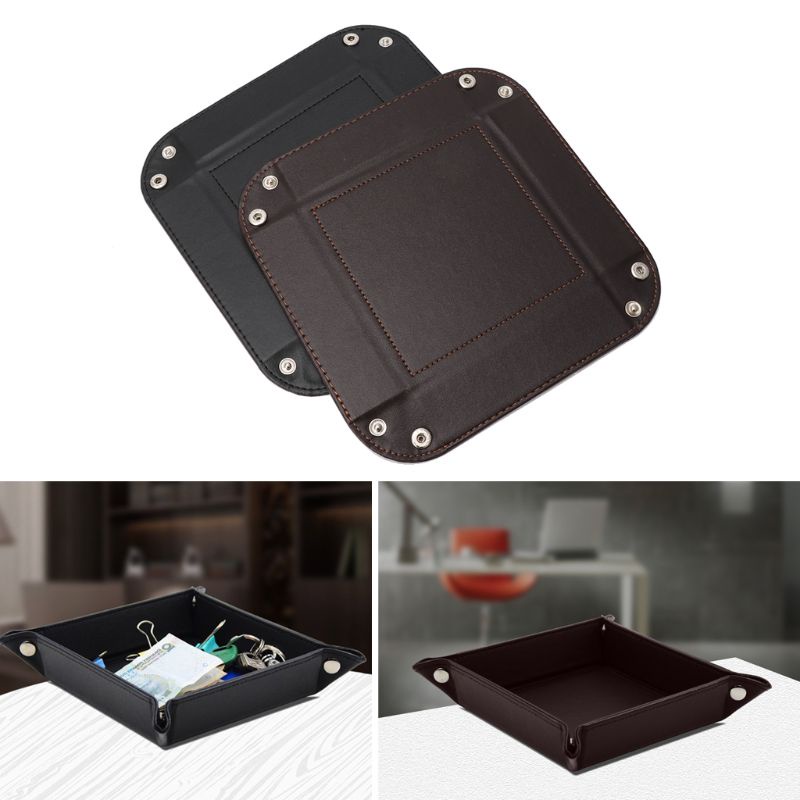 Hộp Đựng Đồ Trang Sức Bằng Da PU Cho Nam