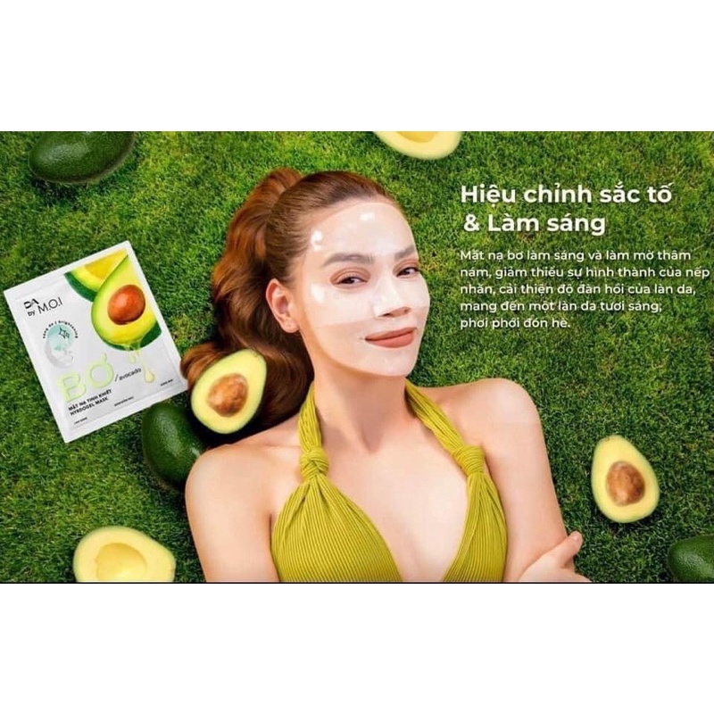 Mặt Nạ Bơ Dưỡng Da Trắng Sáng Căng Mịn