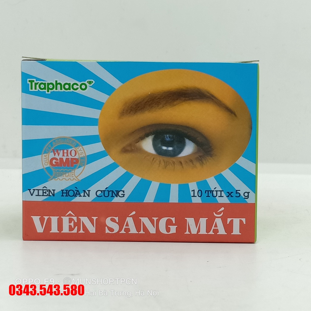 Viên Sáng Mắt Traphaco hộp 10 gói x 5g