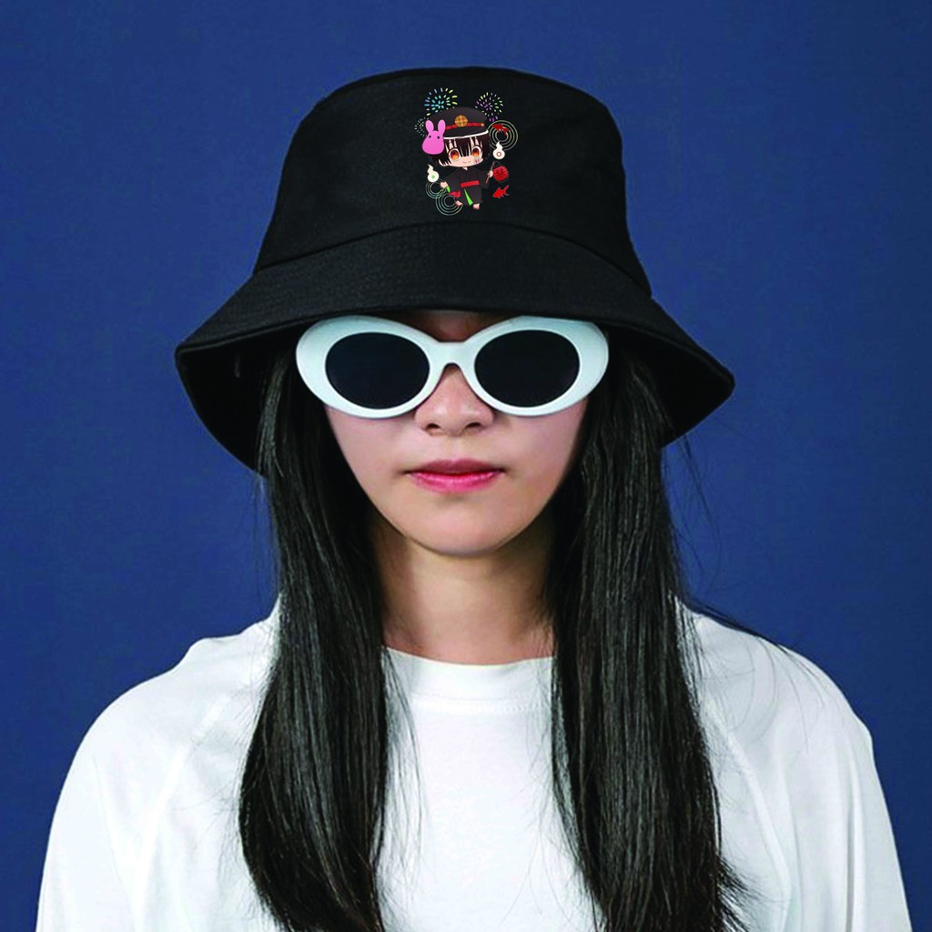 Mũ bucket in hình JIBAKU SHOUNEN HANAKO-KUN Cậu Ma Nhà Xí anime chibi xinh xắn thời trang nam nữ