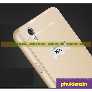 ỐP LƯNG OPPO MIRROR 5 A51 VIỀN KIM LOẠI KÈM NẮP LƯNG