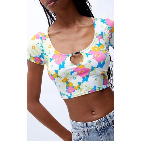 Áo Pacsun croptop 3 màu sale