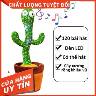 Sale Sốc -  Cây xương rồng nhảy múa vui nhộn 120 bài hát và nhại giọng nói. . Siroshop.