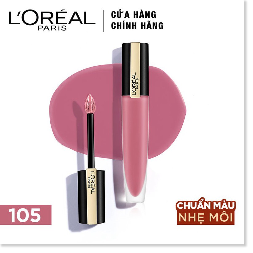 [Mã giảm mỹ phẩm chính hãng] Son Kem Lì L'Oreal Rouge Signature 7ml