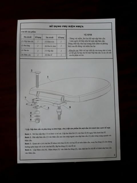 NẮP BÀN CẦU RƠI ÊM HA21 Hùng Anh