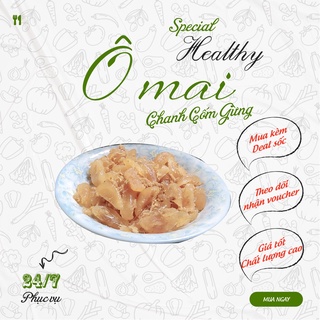Ô mai chanh cốm gừng bà Thu chính hiệu