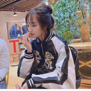 Áo khoá rồng ạ