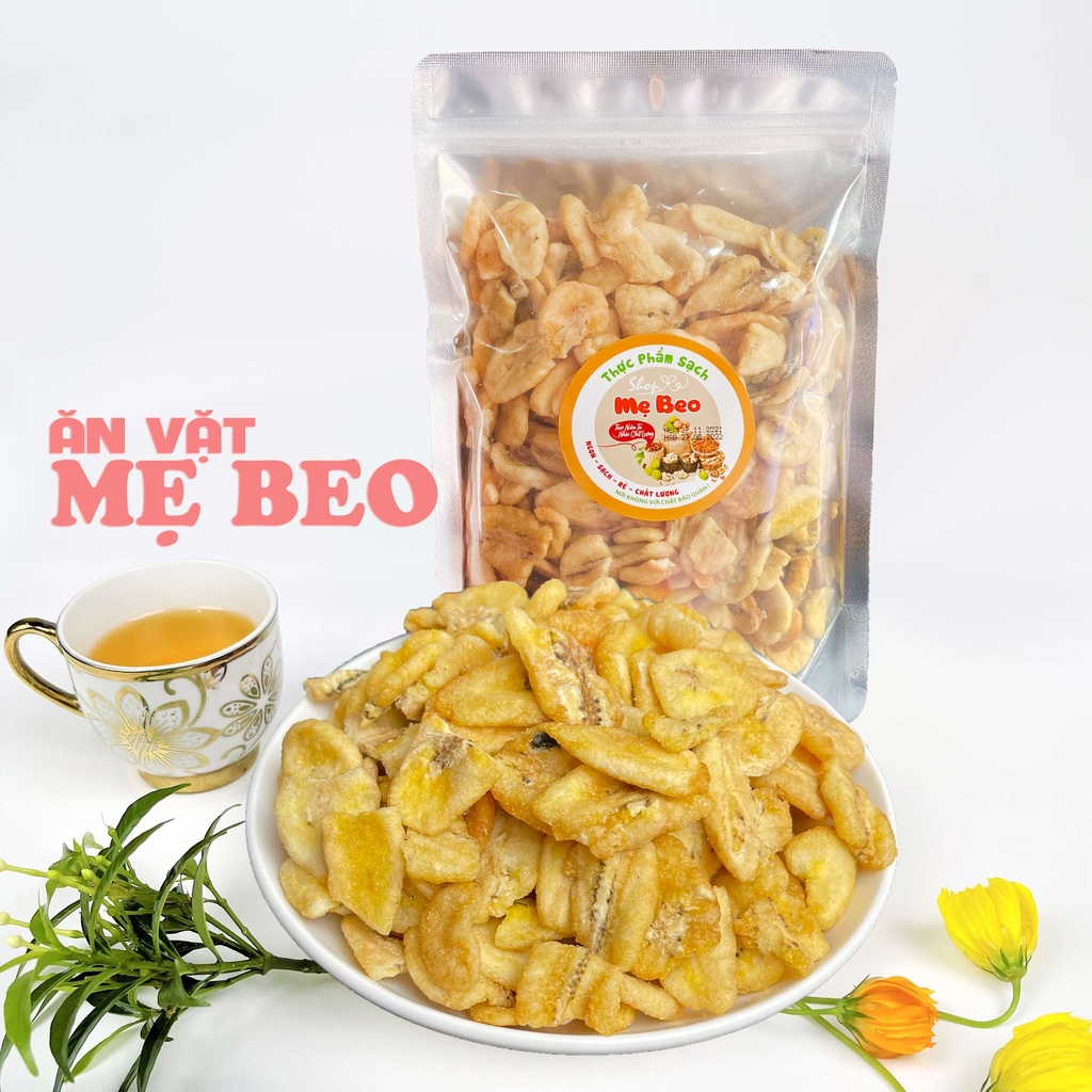 1KG chuối sấy giòn Đà Lạt loại bể vở vụn giòn ngon