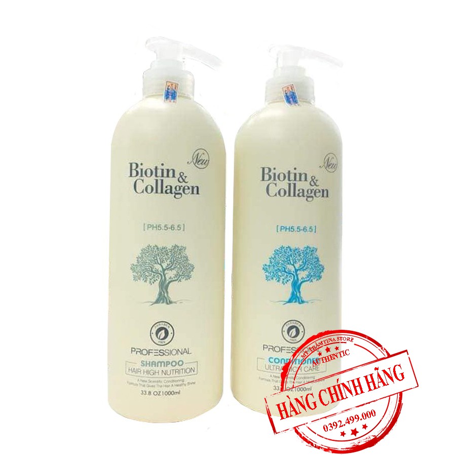 Miễn Ship🔥Cặp Dầu Gội Xả BIOTIN COLLAGEN Trắng 500ml 1000ml |Giảm Rụng Tóc, Phục Hồi Tóc Khô Xơ, Hư Tổn, Chống Gàu, Ngứa | BigBuy360 - bigbuy360.vn
