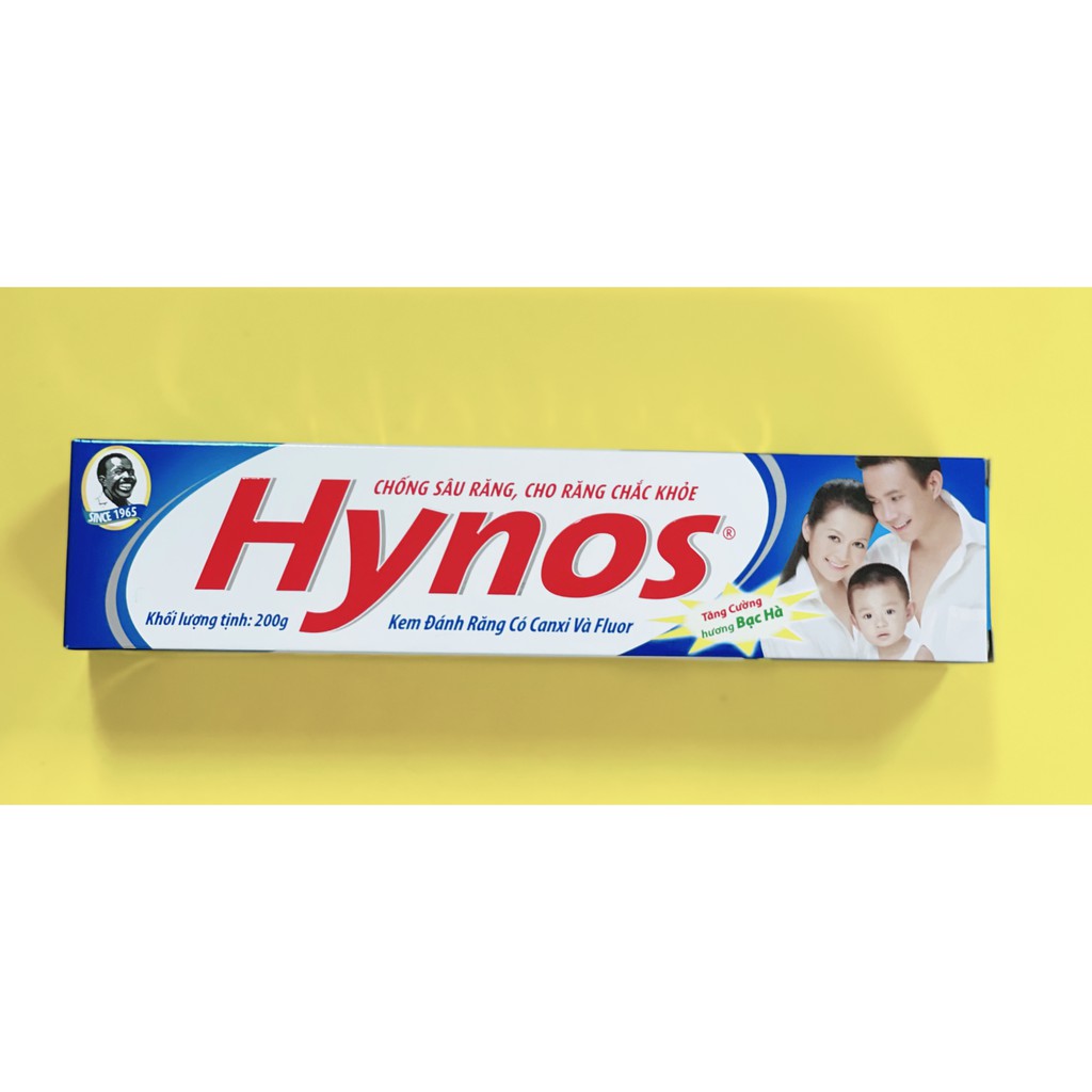 Kem đánh răng Hynos tăng cường bạc hà