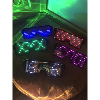 Mắt Kính Đèn Led Đi Bar ( 10 chế độ hình )