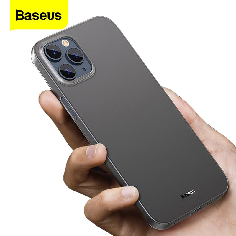 Ốp điện thoại BASEUS siêu mỏng cao cấp chống sốc cho Iphone 12 Mini Pro Max | BigBuy360 - bigbuy360.vn