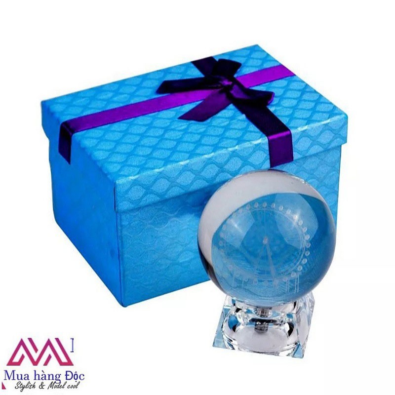 Quà Tặng Sinh Nhật 🎁 🎁 🎁 Quả Cầu Pha Lê 3D LED Cung Cự Giải Cancer